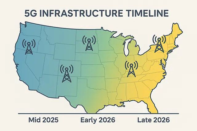5G Coverage Expansion 2025-2026 infrastucture network