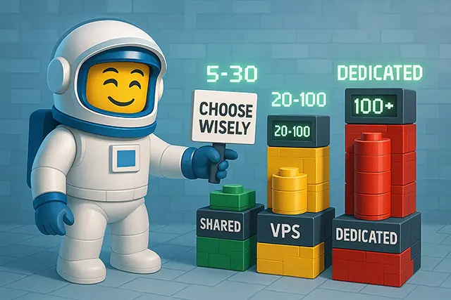 Minecraft Server Hosting That Actually Works: What Most Gamers Overlook 1 ncse astronaut comparing shared vs vps vs dedicated stacks minecraft server hosting options