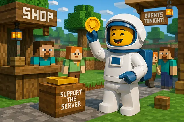 Minecraft Server Hosting That Actually Works: What Most Gamers Overlook 3 ncse astronaut promoting community donations in marketplace minecraft server hosting monetization