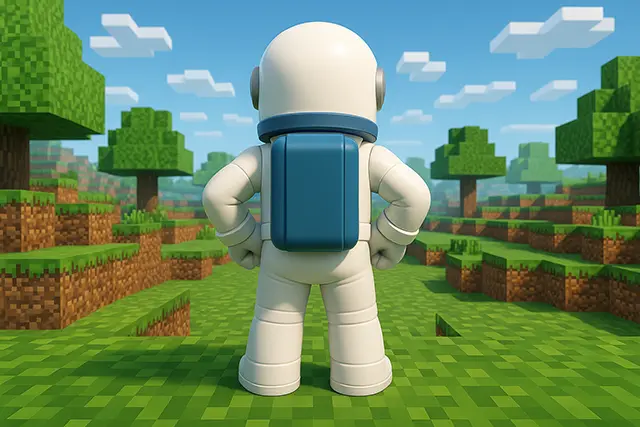 Minecraft Server Hosting That Actually Works: What Most Gamers Overlook 2 back-view ncse astronaut surveying pixel landscape minecraft server hosting environment