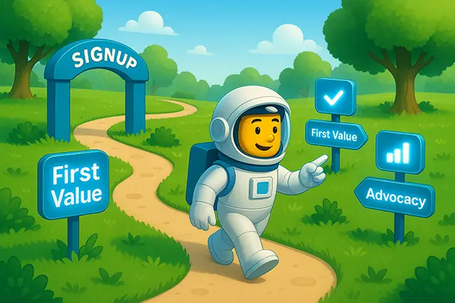SaaS Onboarding Platform: Why 73% of Users Quit Before Experiencing Value And How to Fix It 1 SaaS Onboarding Platform garden illustration