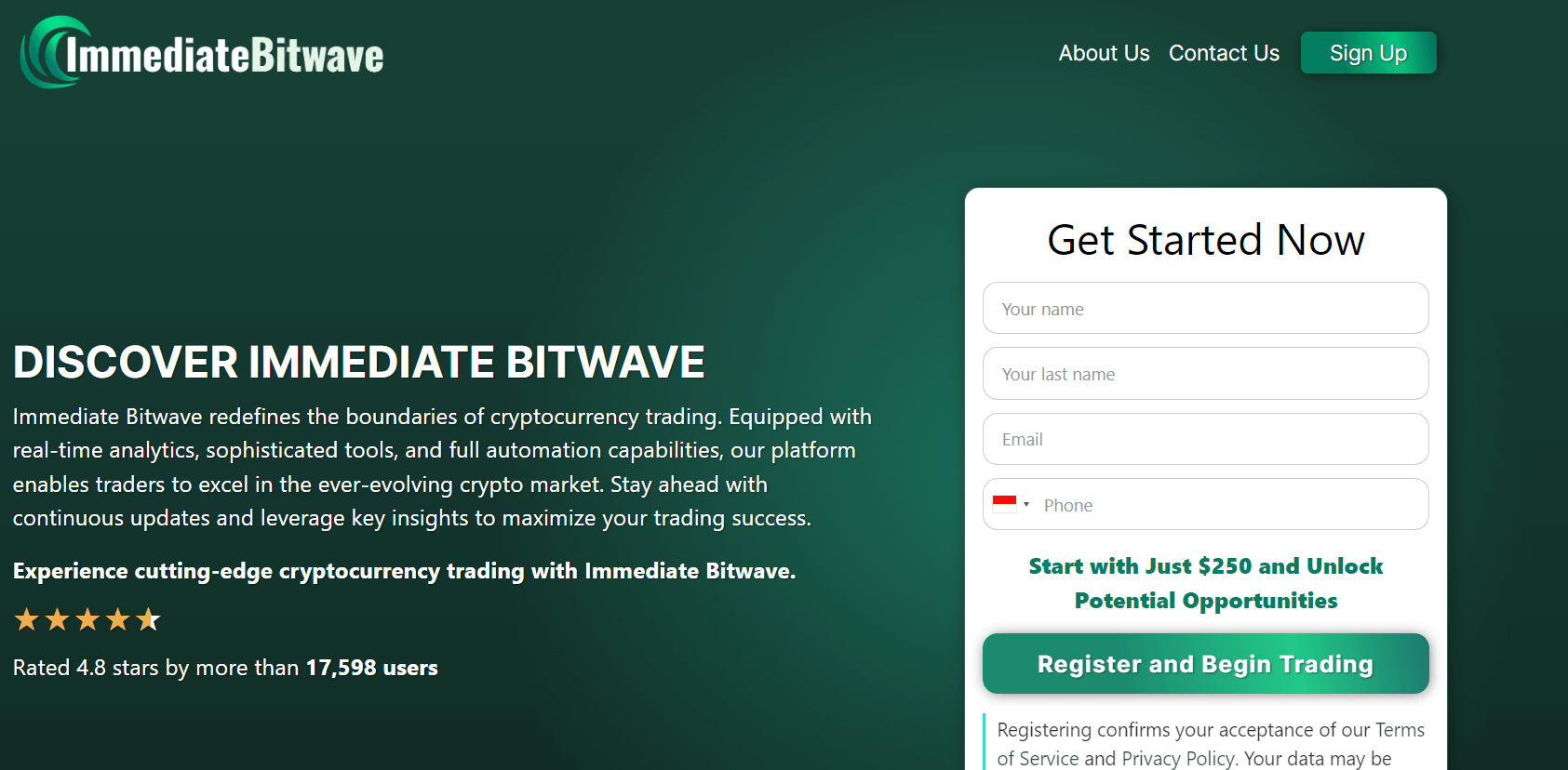 Immediate Bitwave